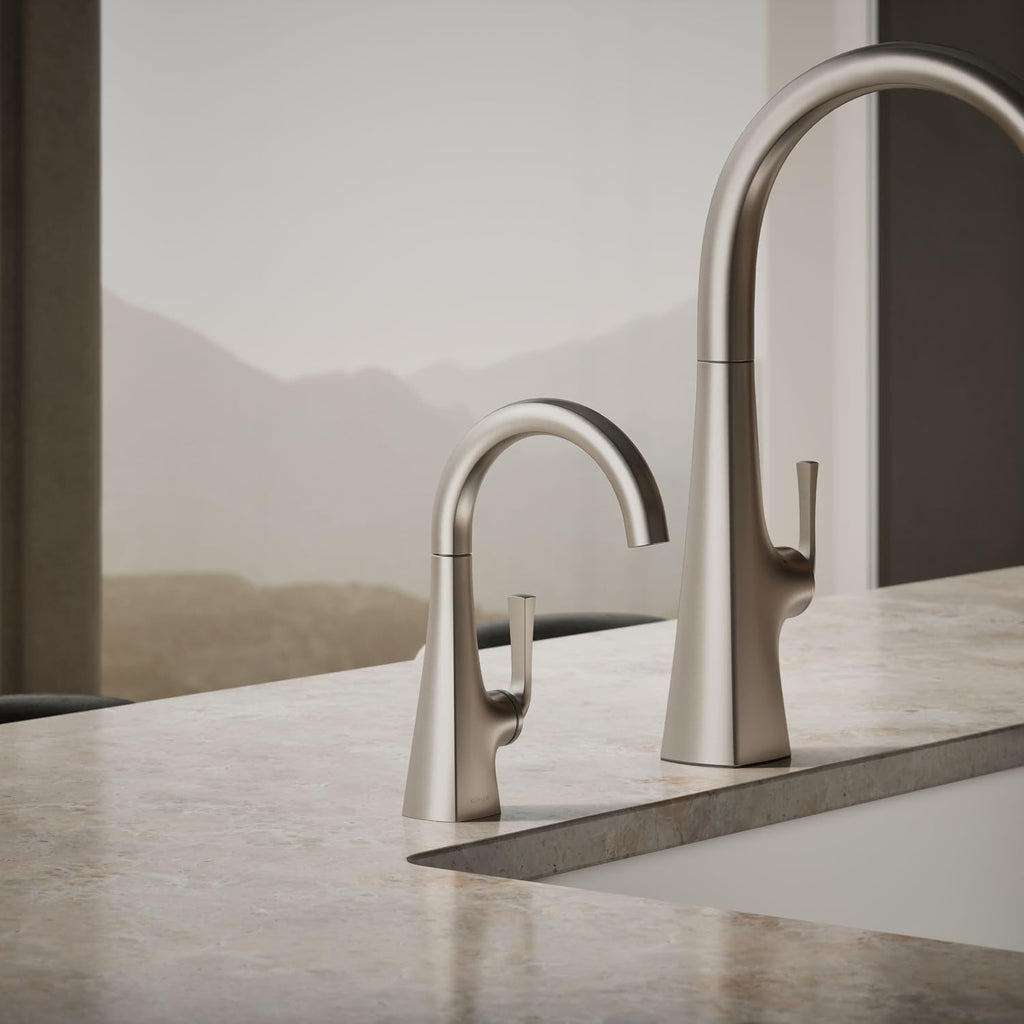 Kohler K-24134-VS Graze Beverage Faucet, Vibrant Stainless