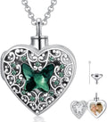 Dorunmo Personalized Heart Urn Locket Necklace for Ashes and Pictures 925 Sterling Silver Customized Locket Memorial Keepsake Cremation Jewelry for Ashes for Women Men Keep Someone Near to You