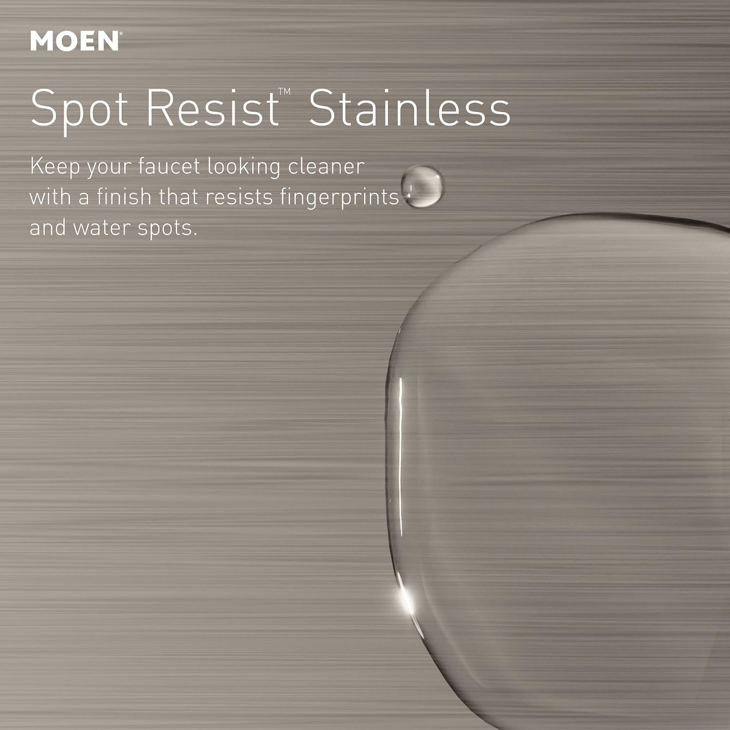 Moen Renzo Spot Resist Stainless One-Handle Pullout Kitchen or Laundry Faucet Featuring Power Clean, CA87316SRS