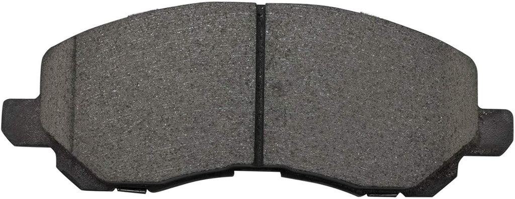 TRQ Performance Front Brake Pad and Rotor Set Ceramic Vented Coated Rotors Calipers Compatible with 2008-2011 2008-2016 Mitsubishi Lancer