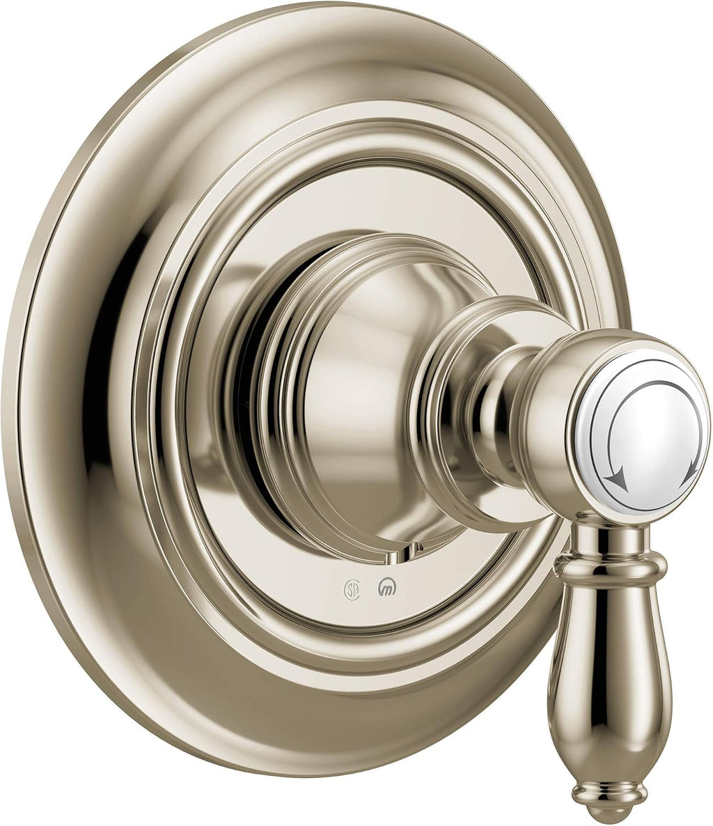 Moen UTS32205NL Weymouth 1-Handle M-CORE Transfer Valve Trim Kit, Valve Required, Polished Nickel