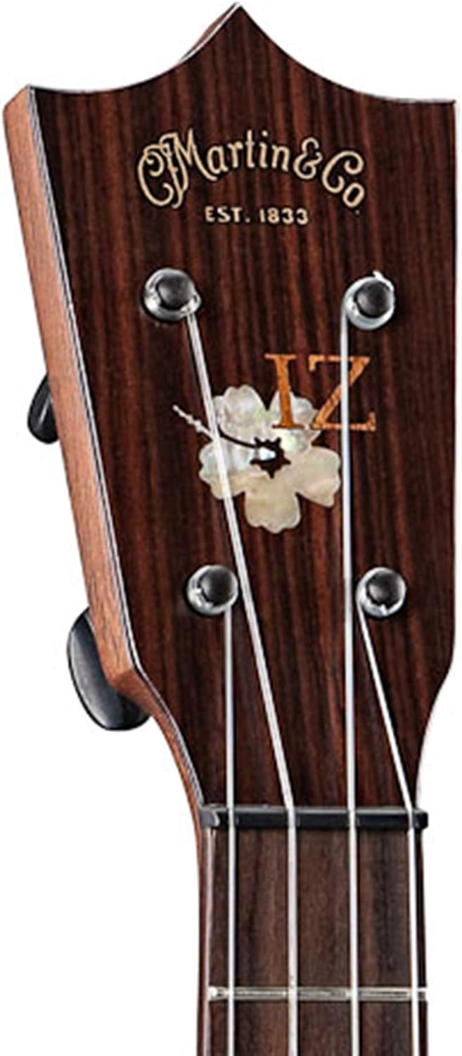 Martin Guitar 1T IZ Acoustic Ukulele with Hard Case, Genuine Mahogany Construction, Satin Finish, Tenor Ukulele Neck Shape with Standard Taper