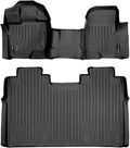 SMARTLINER Custom Fit Floor Mats 2 Row Liner Set Compatible with 2015-2025 Ford F-150