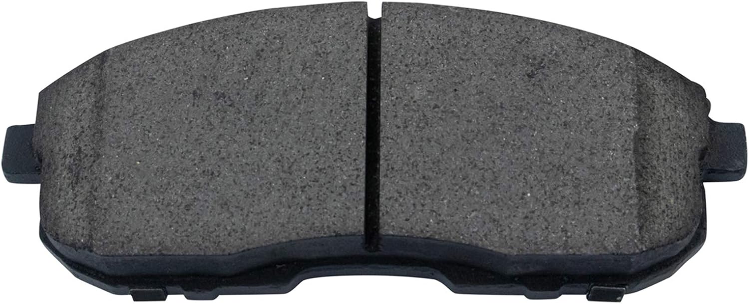 TRQ Performance Front Brake Pad and Rotor Set Ceramic Coated Drilled Slotted Rotors Compatible with 1996-1999 Infiniti I30 1989-1999 Nissan Maxima