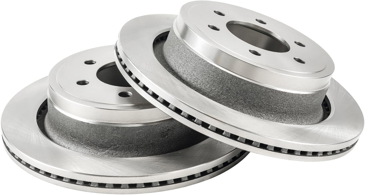 Rear Brake Disc Rotors Fit for F-150 Ford 2012 2013 2014 2015 2016 2017 2018, (13.7', 348.2mm), 54186