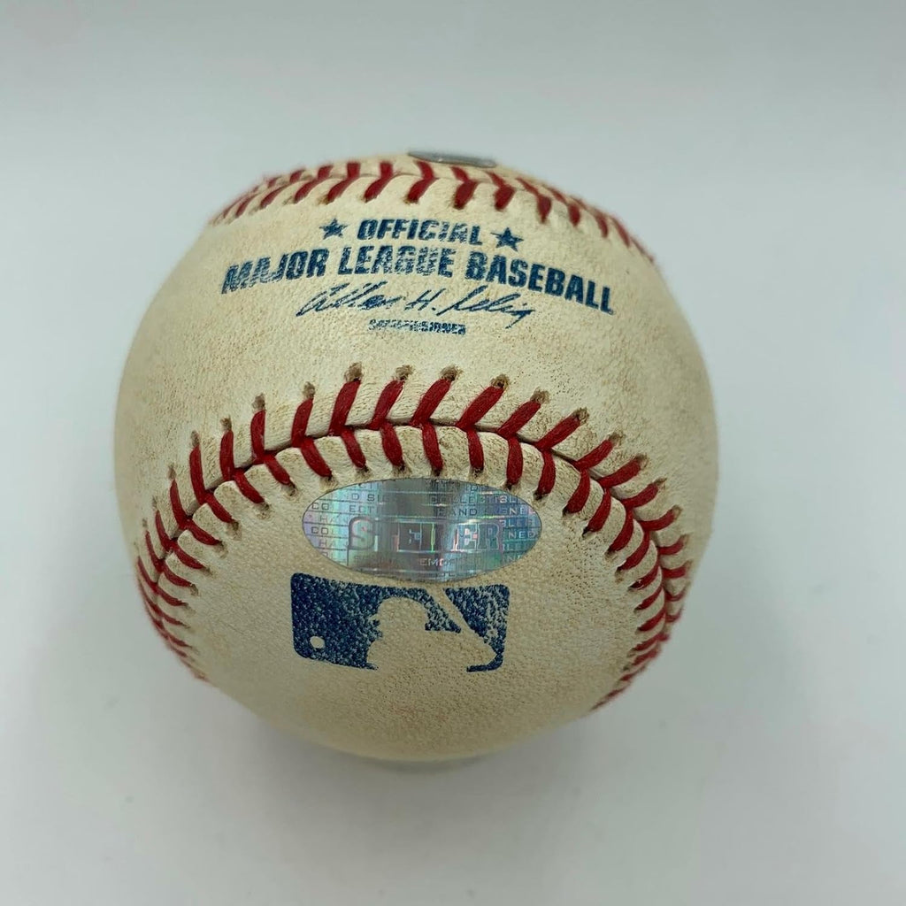 Historic 2004 ALCS Game Used Signed Baseball David Ortiz Curt Schilling Steiner - MLB Game Used Baseballs