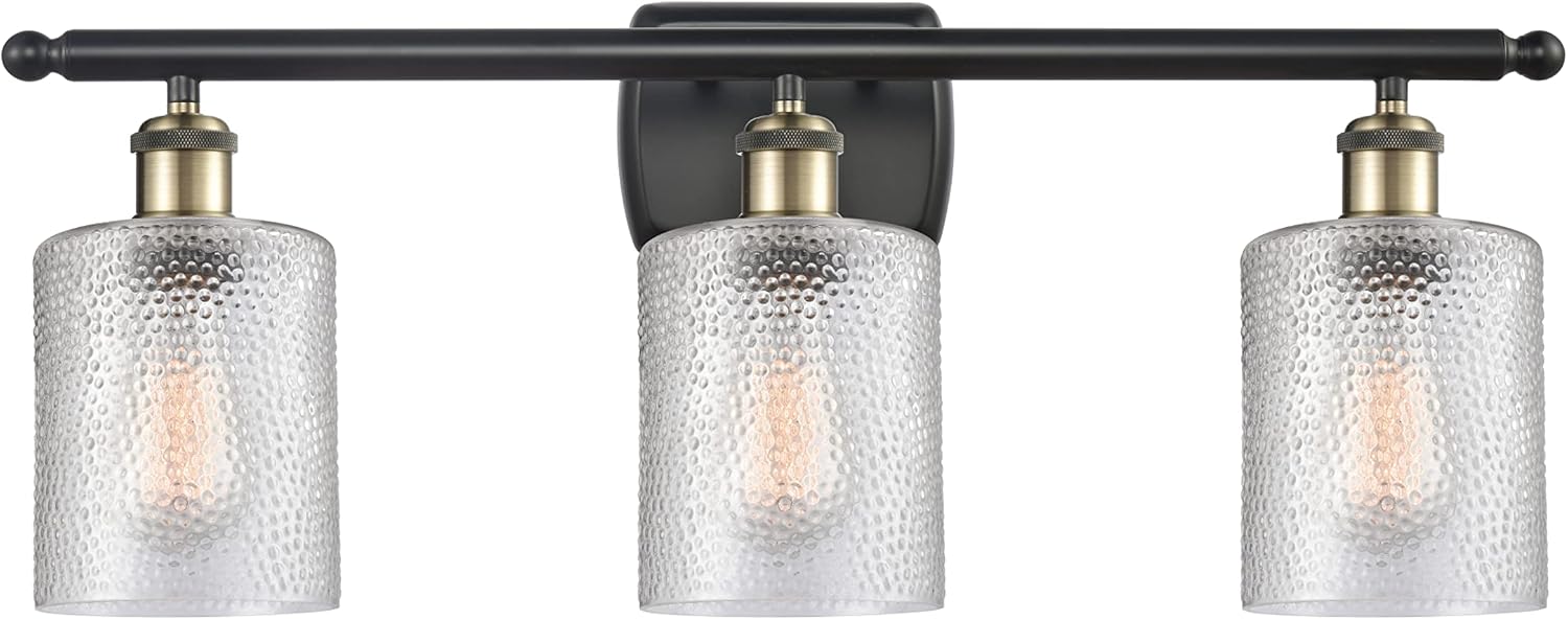Innovations Lighting 516-3W-BAB-G112 Cobbleskill 3 Light Bath Vanity Light Part of The Ballston Collection