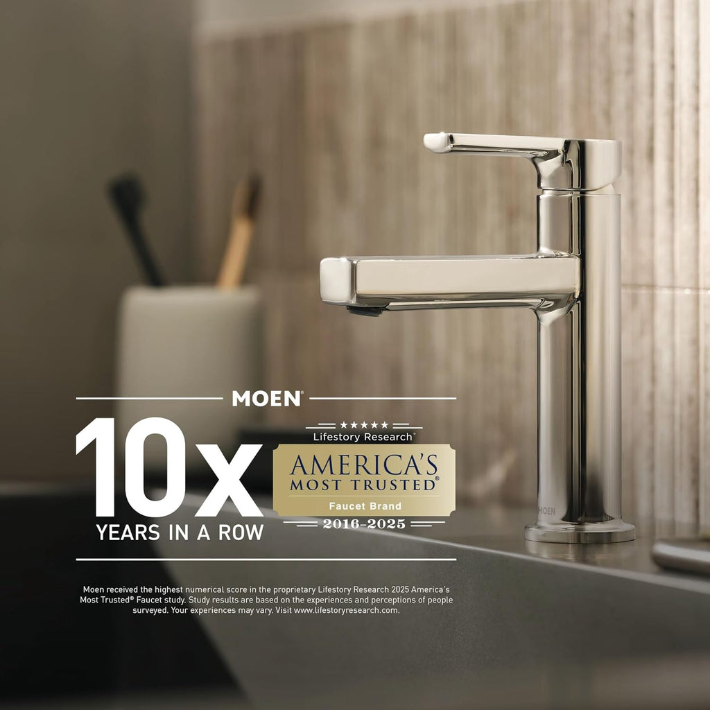 Moen UT2313EP Belfield M-CORE 2-Series 1-Handle Tub and Shower Trim Kit, Valve Required, Chrome