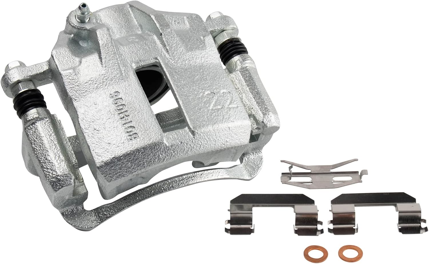 TRQ Performance Front Brake Pad and Rotor Set Ceramic Vented Coated Rotors Calipers Compatible with 2002 Hyundai Elantra
