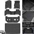 Floor Mats for 2015-2020 Chevrolet Suburban&for GMC Yukon XL (with 2nd Row Bench),7 Seats, TPE All Weather Protection Floor Liners Full Accessories for Chevy Suburban Floor Mats,Non-Slip Cargo Liner