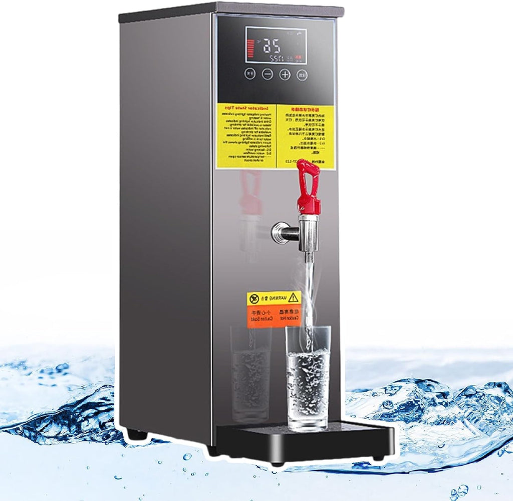 Water Boiler, Stepping Type Boiling Water Machine, Hot Water Dispensers, with Digital Temperature Display and Timer, for Coffee, Tea (Black 25l)