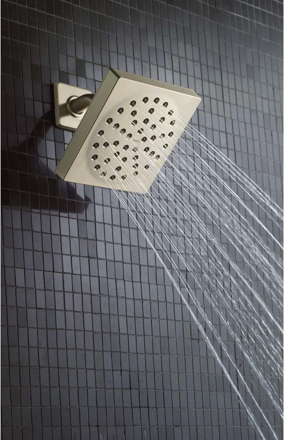 Moen TS2712BL90 Degree Posi-Temp Modern Shower Only Trim Kit, Valve Required
