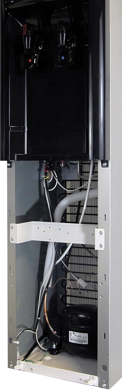 Clover D16 Water Dispenser -Hot and Cold Bottleless, High Capacity -Gloss Black