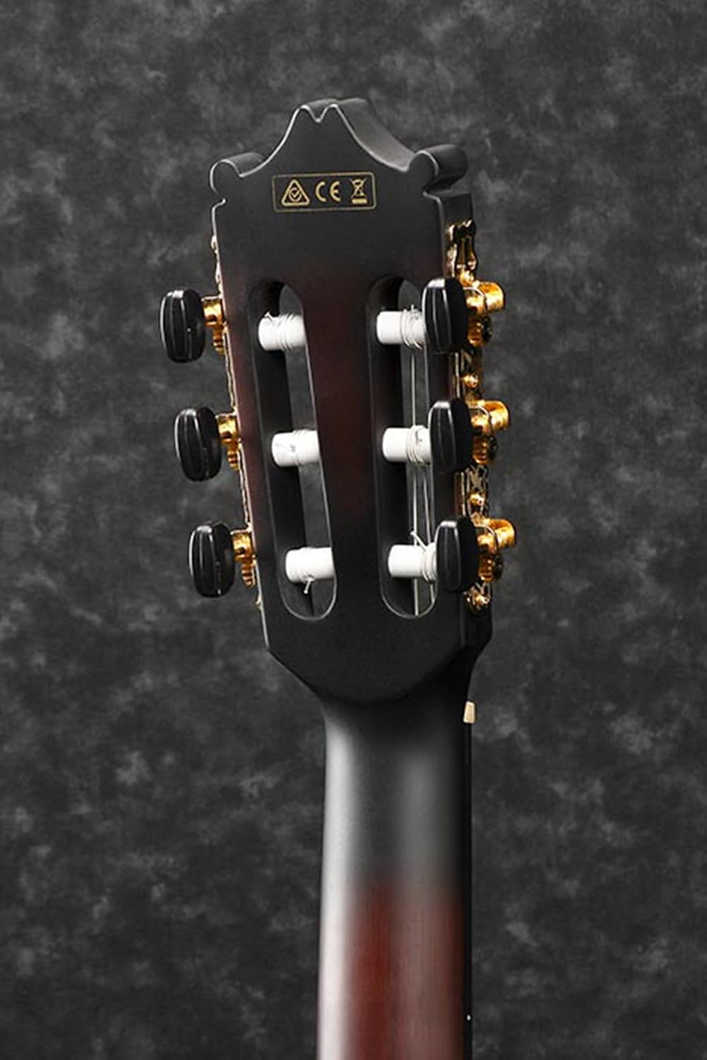 Ibanez GA35TCE Classical Acoustic-Electric Guitar - Dark Violin Sunburst High Gloss Bundle with Case, Tuner, Strap, Strings, Picks, Austin Bazaar Instructional DVD, and Polishing Cloth