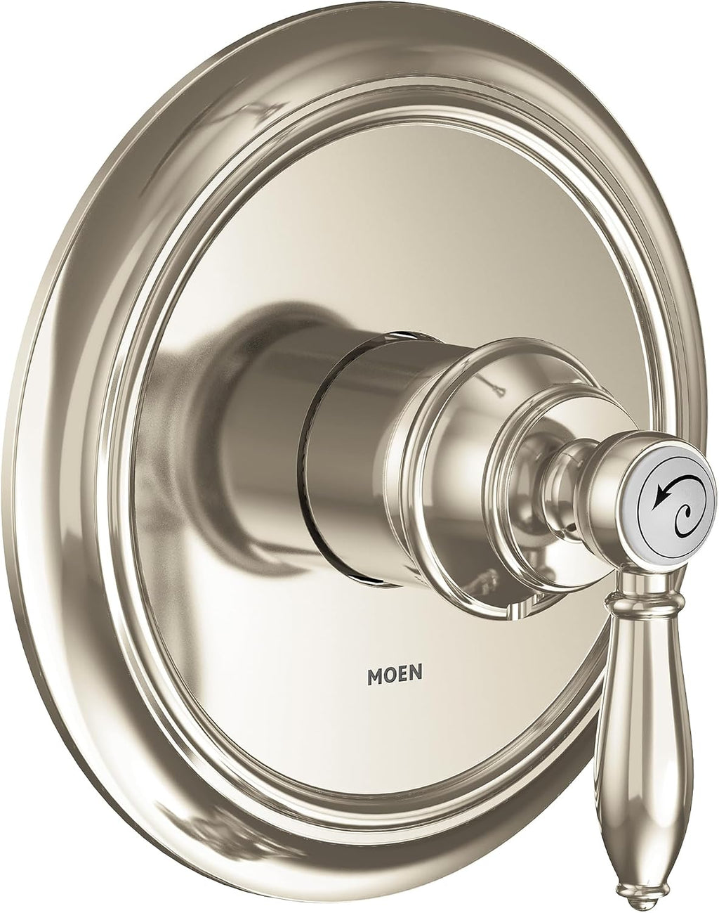 Moen UTS23210NL Weymouth M-CORE 2-Series 1-Handle Shower Trim Kit, Valve Required, Polished Nickel