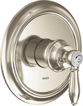 Moen UTS23210NL Weymouth M-CORE 2-Series 1-Handle Shower Trim Kit, Valve Required, Polished Nickel