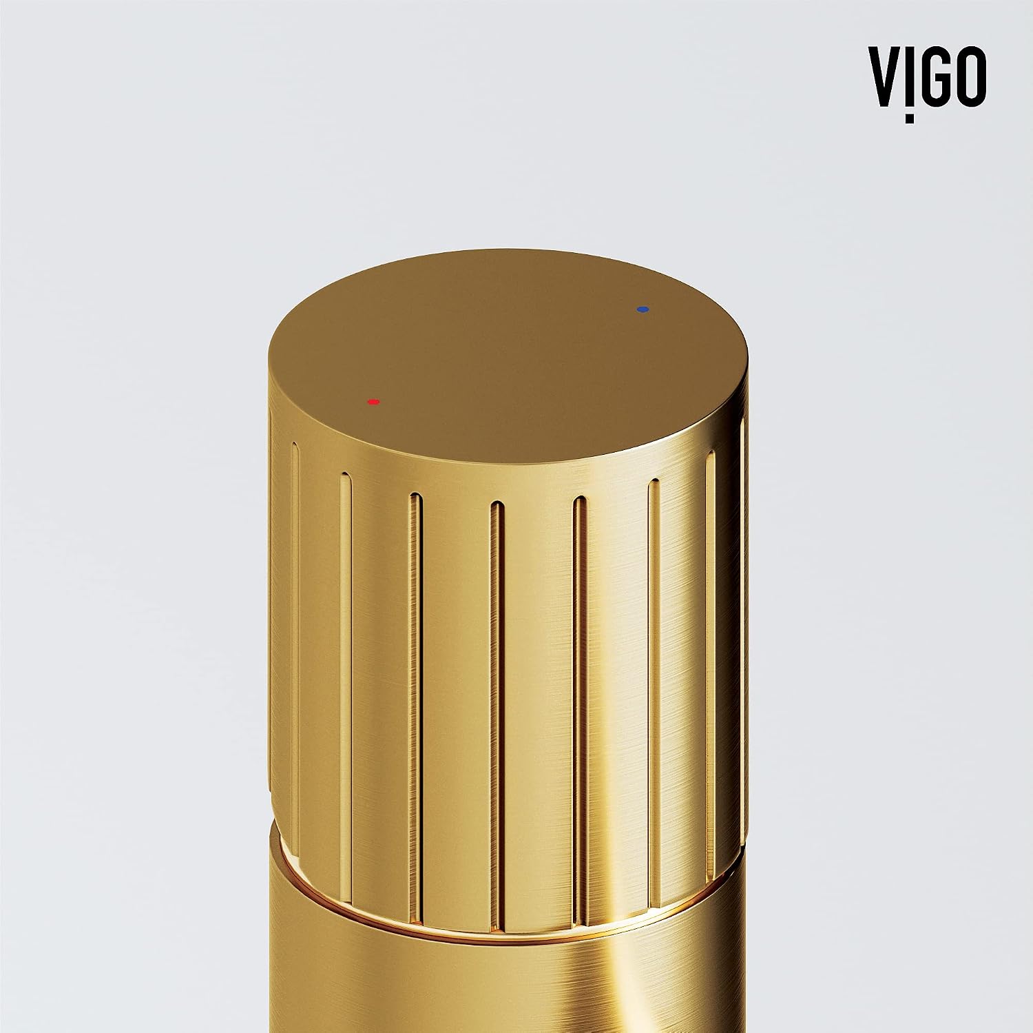 VIGO Ashford Single-Handle Single-Hole Mount Vessel Bathroom Sink Faucet, 11-Inch, Matte Brushed Gold, Modern Design, Solid Brass, 1.2 GPM WaterSense & Ceramic Disc Valve, Corrosion-Resistant