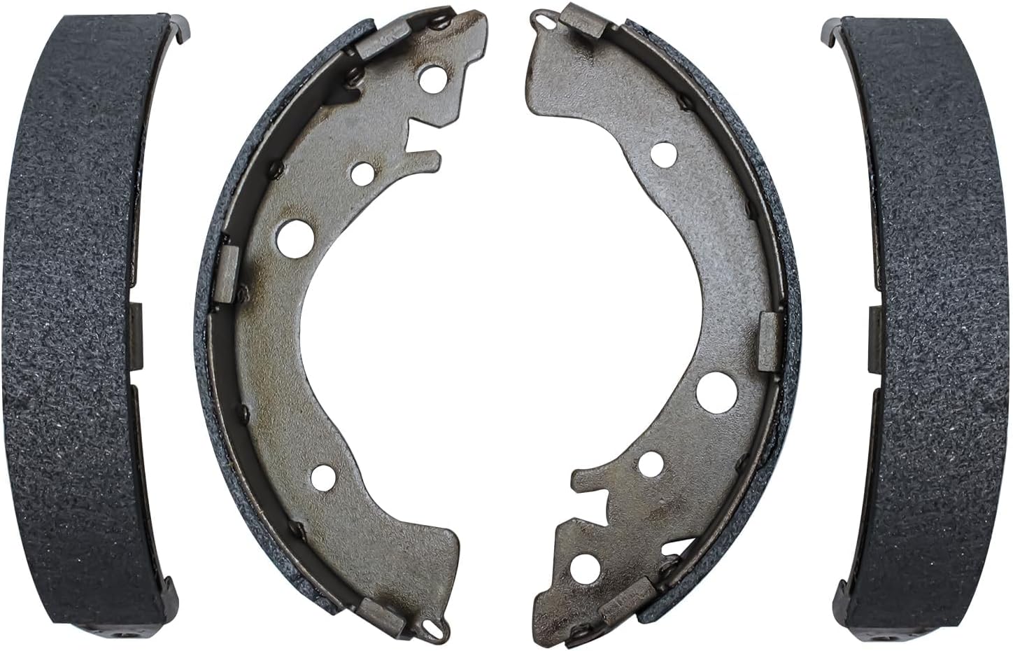 Detroit Axle - Brake Kit for 2009-2013 Honda Fit Front Disc Brake Rotors Ceramic Brakes Pads Rear Brake Drums Brakes Shoes 2010 2011 2012 Replacement : 10.32' inch Front Rotors