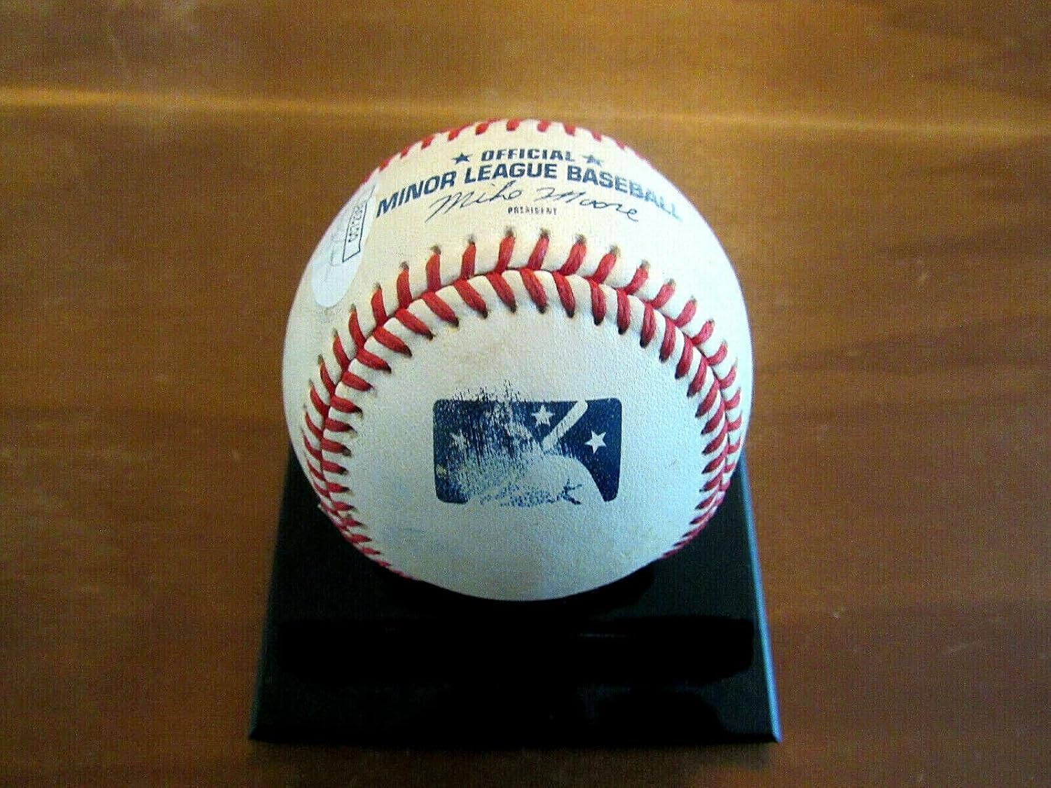 David Wells Ny Yankees Signed Auto Vintage Minor League Game Used Baseball Jsa - MLB Autographed Game Used Baseballs