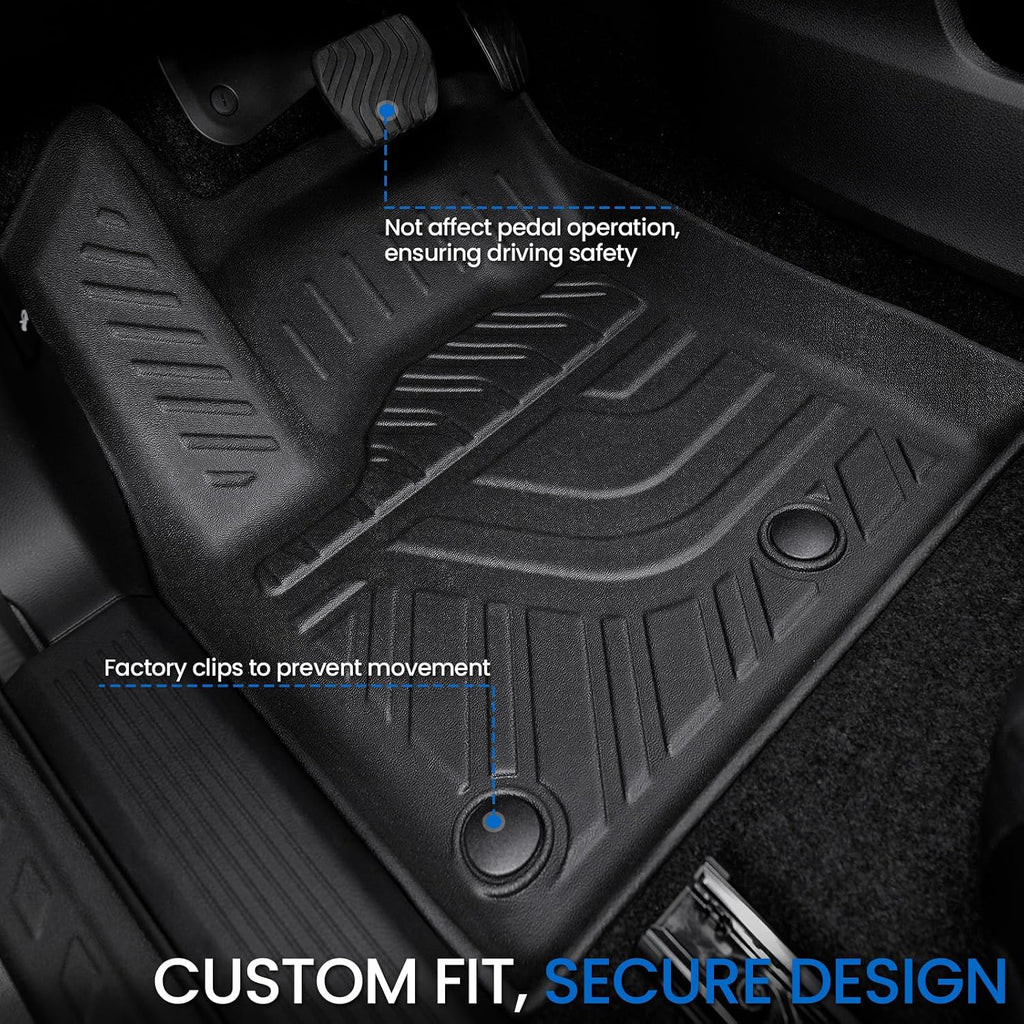 Floor Mats Set for Nissan Rogue 2021-2025 2026 (Not fit Sport), All Weather TPE Backrest Mat Trunk Mat Cargo Liner Door Sill Guards Accessories(for Nissan Rogue | 2021-2026)