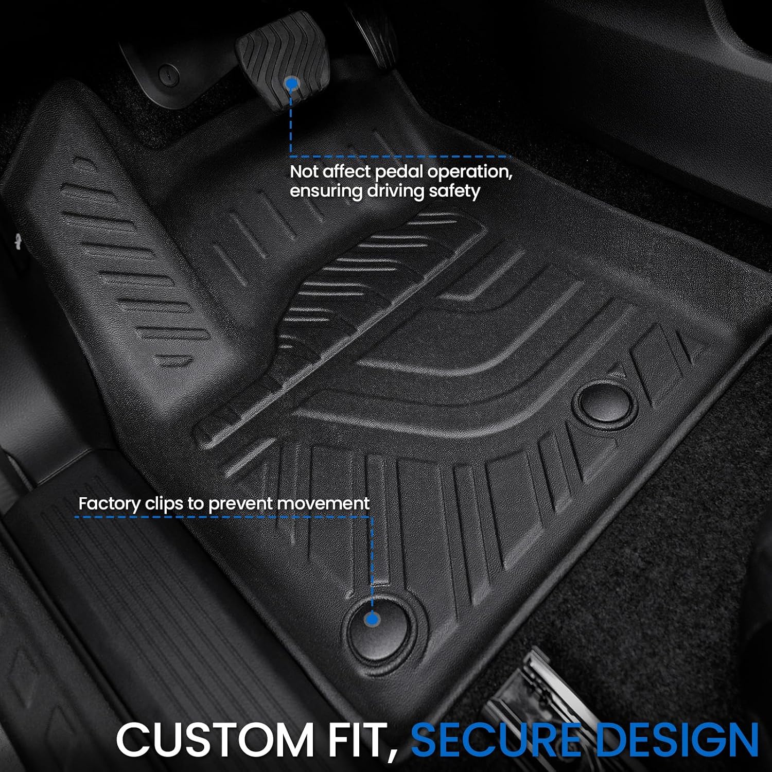 Floor Mats Set for Nissan Rogue 2021-2025 2026 (Not fit Sport), All Weather TPE Backrest Mat Trunk Mat Cargo Liner Door Sill Guards Accessories(for Nissan Rogue | 2021-2026)