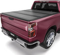 OEDRO Low-Profile Hard Tri-Fold Tonneau Cover Compatible with Chevy Silverado/GMC Sierra 1500 New Body Style 2019-2026 6.6ft Bed w/o Multi-Flex Tailgate, One-Handed Quick Release, Drainage Design