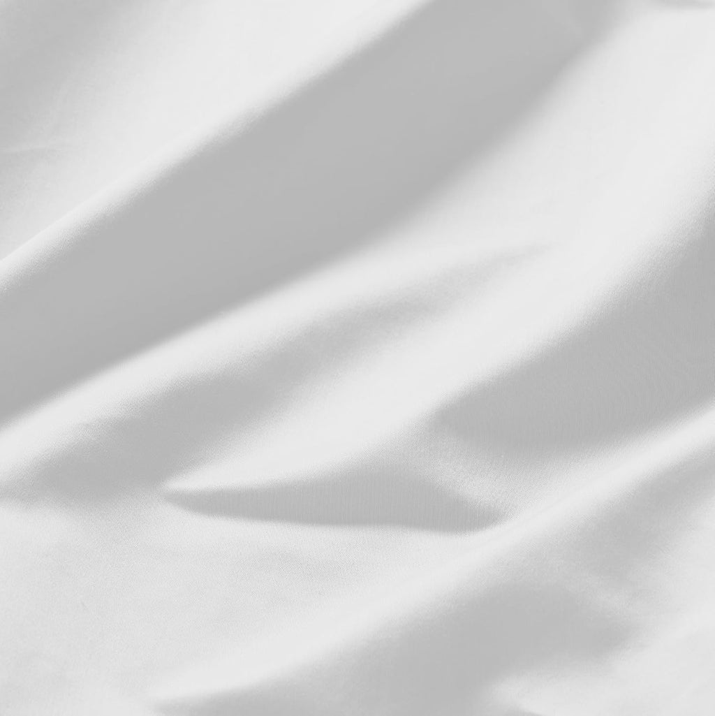 Superior Egyptian Cotton 3 Piece Sheet Set, 650 Thread Count, Eco-Friendly, Sustainable Sheets, Ultra-Soft Basics, Solid, Deep Pocket Fitted Sheet, Flat Sheet, Pillowcase, Twin XL, White