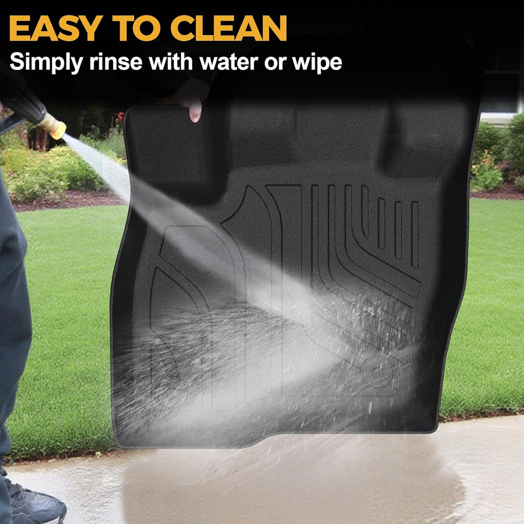 Floor Mats for Ford Edge 2015-2026, All Weather Floor Mats Trunk Cargo Liner with Backrest Protectors and Door Sill Guards Accessories, Full Coverage Set