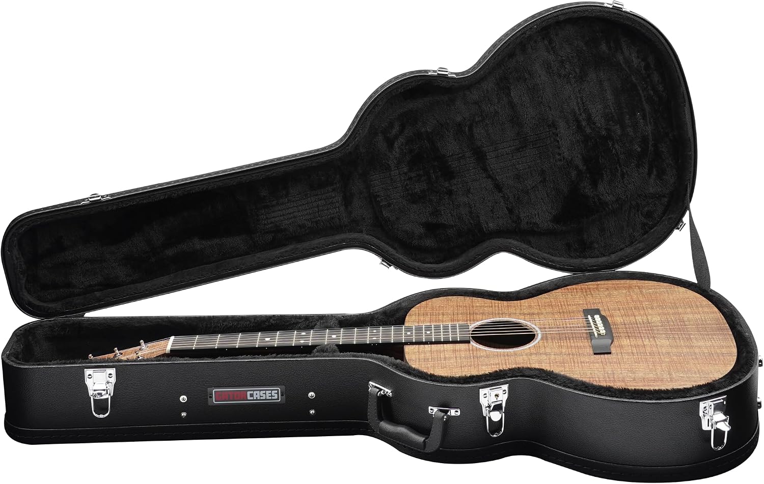 Gator Cases Hard-Shell Wood Case for Martin 000-Style Guitars, Fits Similar Style Acoustic Guitars (GWE-000AC)