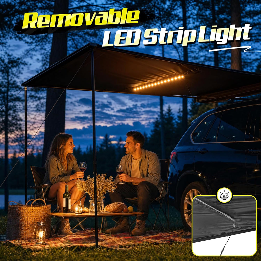 WildFinder Rooftop Tent Hard Shell Roof Top Tent Hardshell Suitable for Jeep SUV Truck Van,Camping Car Roof for 2-3 Person