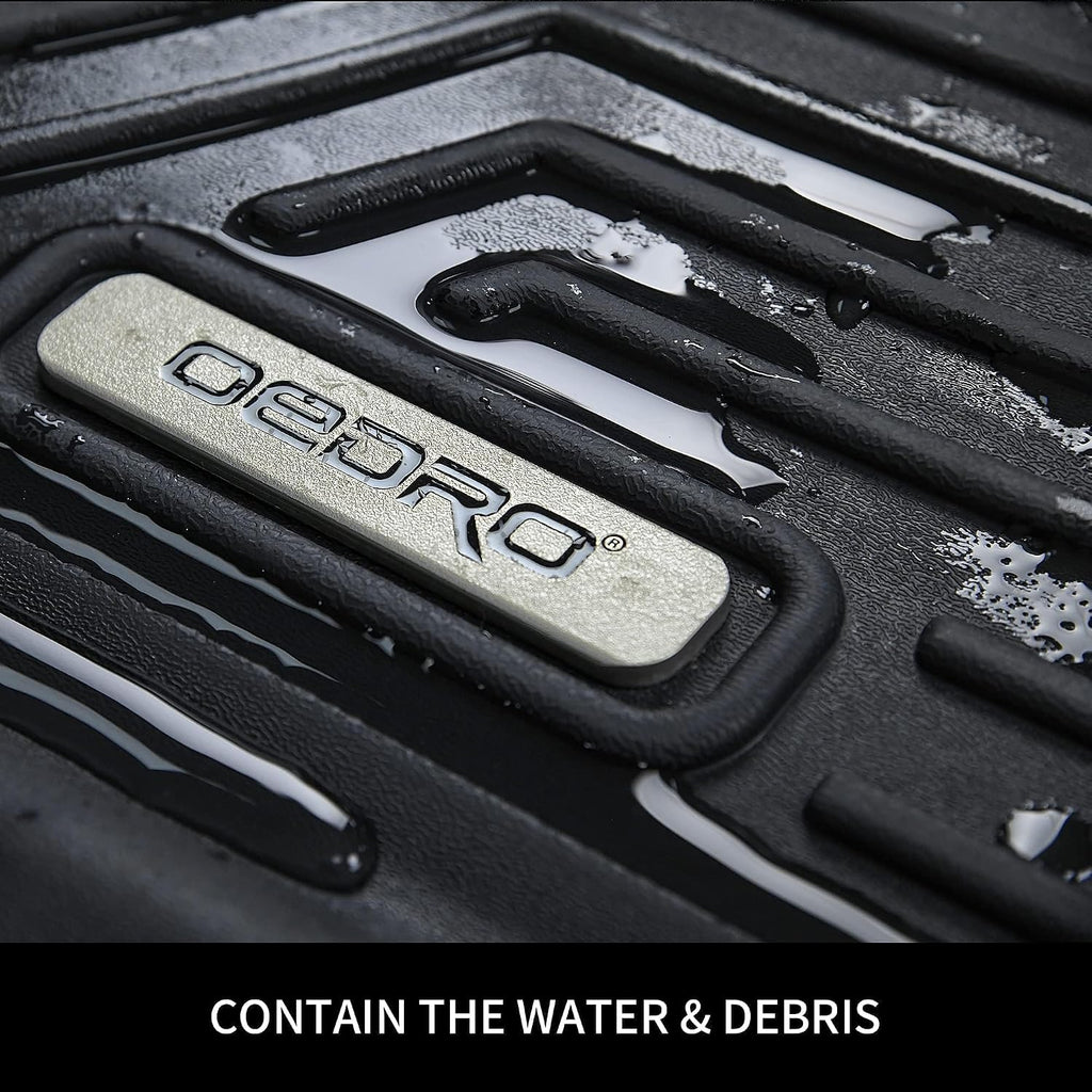 OEDRO Floor Mats Fit for 2020-2024 Hyundai Sonata / 2021-2025 Kia K5 (Only FWD Models), All Weather Custom Fit Car Floor Liners Includes Front & Rear Floor Liner Set, Black