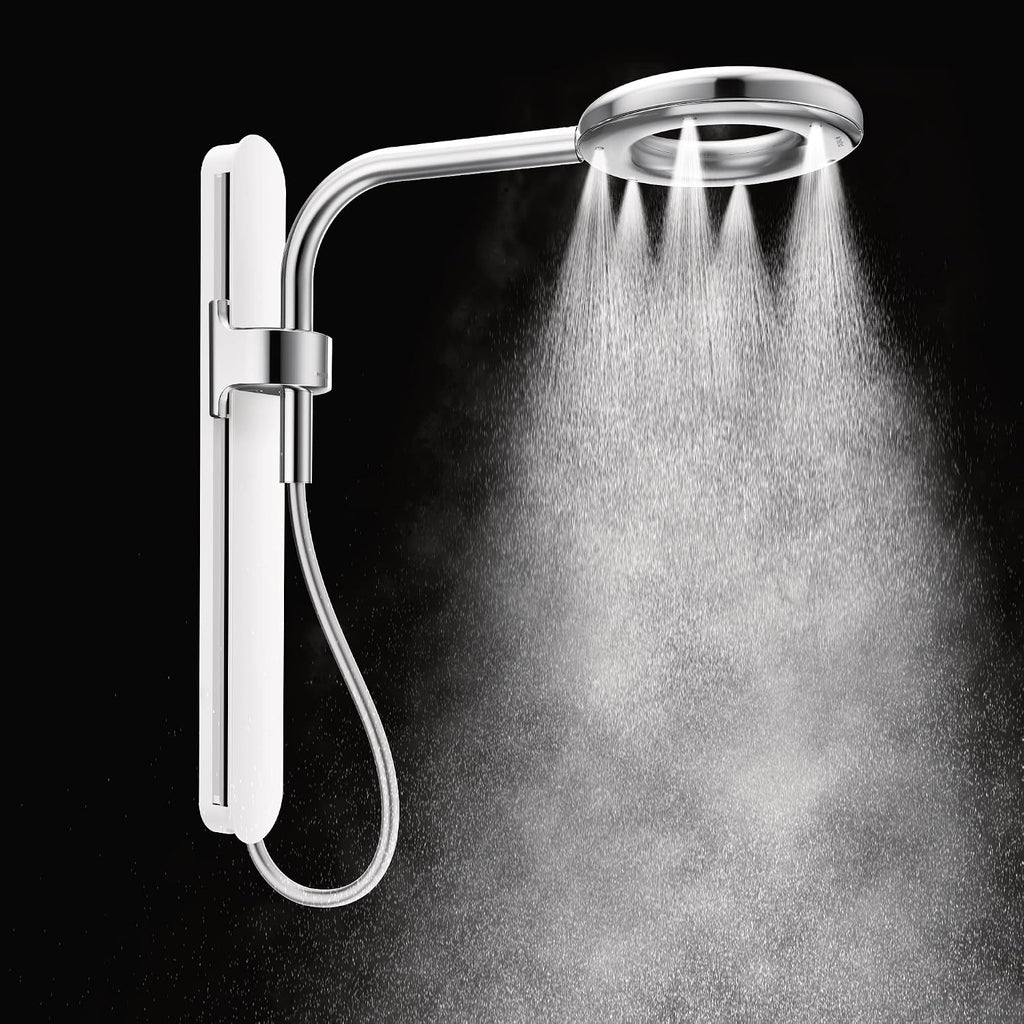 Moen N207R0BLC Spa Shower Rainshower, Matte Black/Chrome