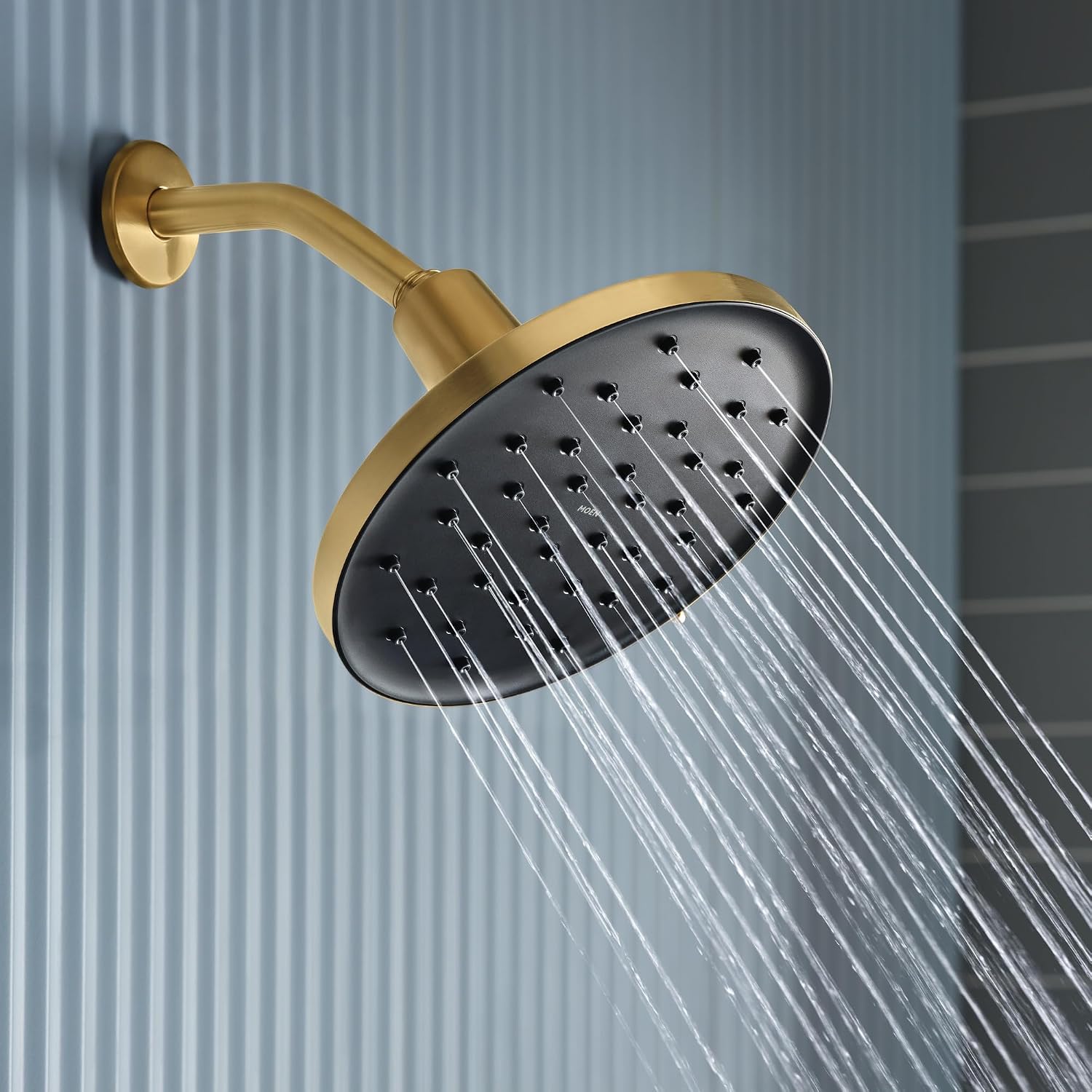 Moen Verso Brushed Gold Adjustable 9' Diameter Eco-Performance 1.75gpm Spray Head Rainshower, 220R3EPBG