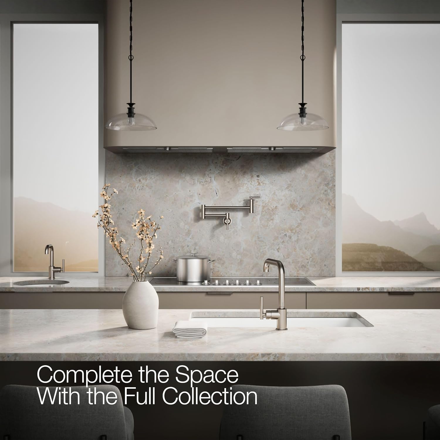 KOHLER Purist Single-handle kitchen sink faucet