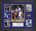Salvador Perez Kansas City Royals Framed 5-Photo Collage with a Piece of Game-Used Baseball - MLB Player Plaques and Collages