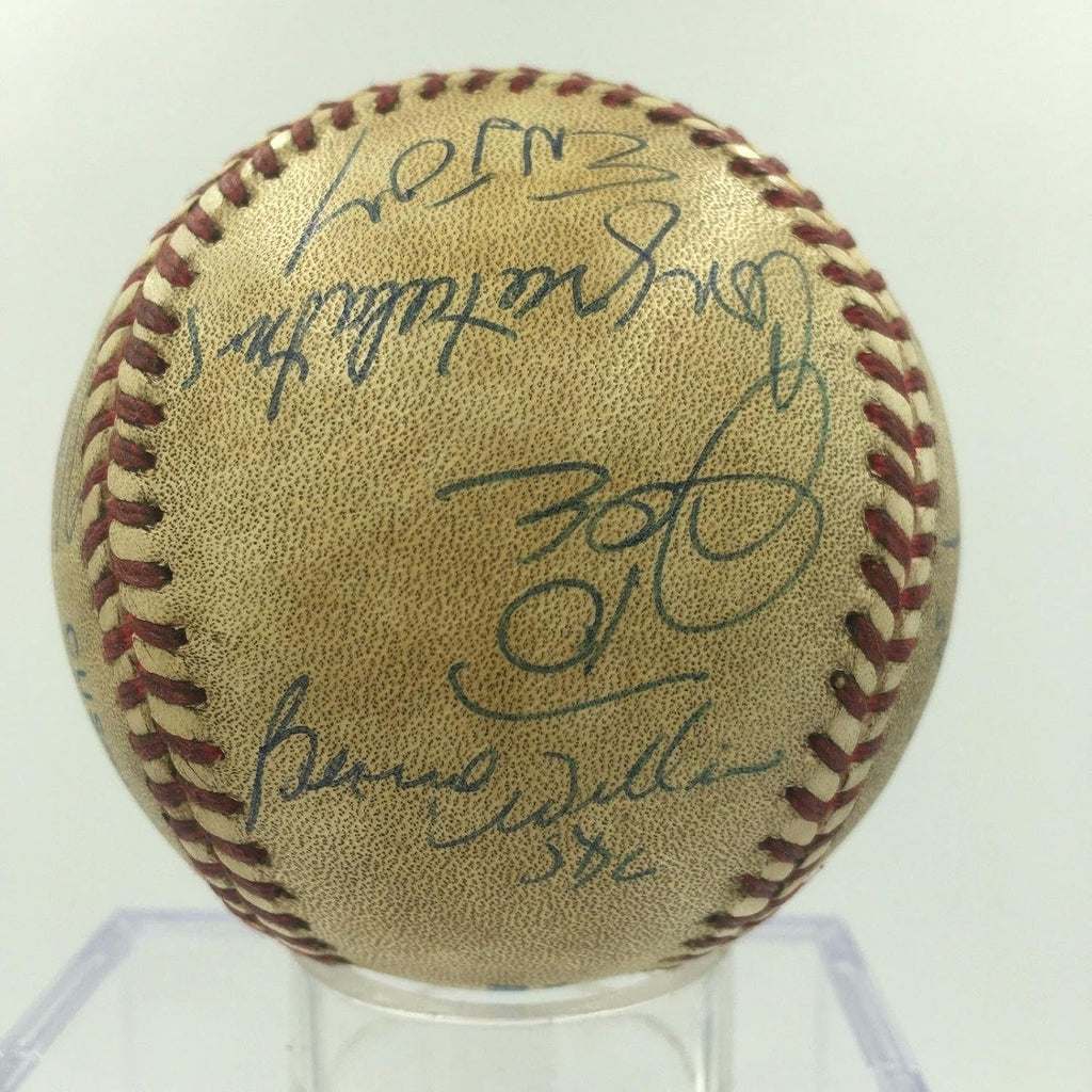 1996 NY Yankees Team Signed Game Used Baseball Derek Jeter Mariano Rivera JSA - MLB Autographed Game Used Baseballs