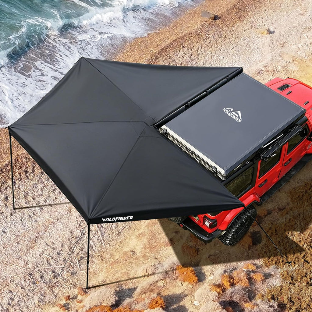 WildFinder Rooftop Tent Hard Shell Roof Top Tent Hardshell Suitable for Jeep SUV Truck Van,Camping Car Roof for 2-3 Person