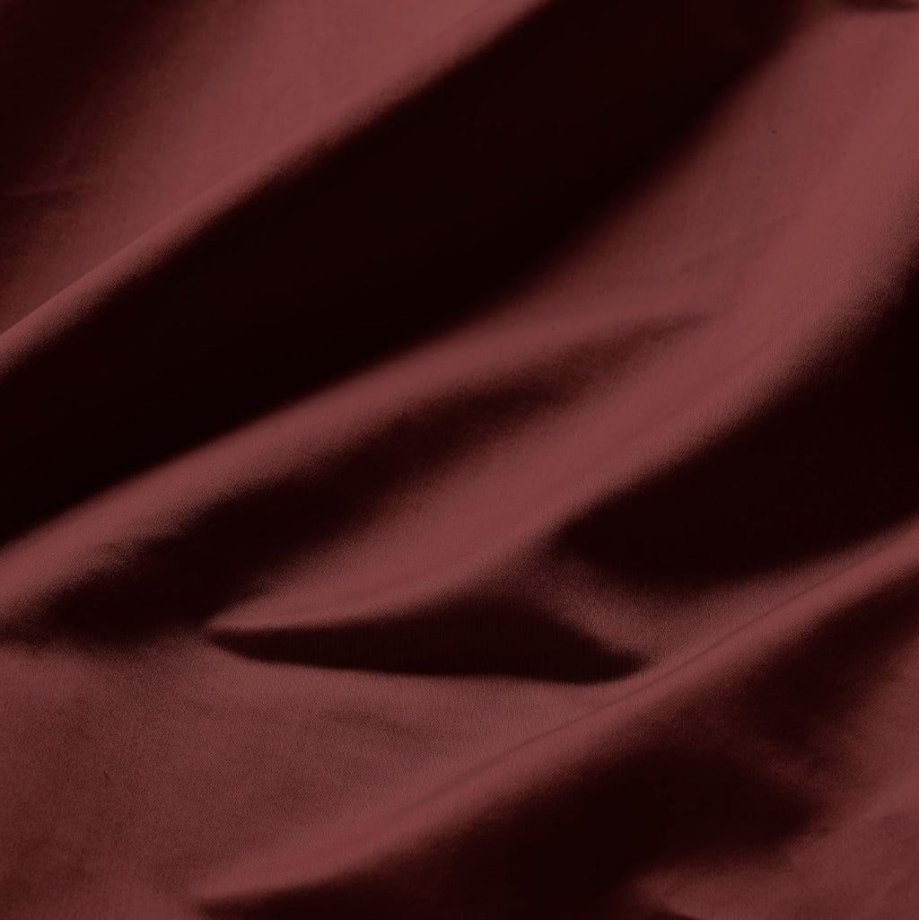 Superior Egyptian Cotton 4 Piece Sheet Set, 650 Thread Count, Eco-Friendly, Sustainable Sheets, Ultra-Soft Basics, Solid, Deep Pocket Fitted Sheet, Flat Sheet, Pillowcases, California King, Burgundy