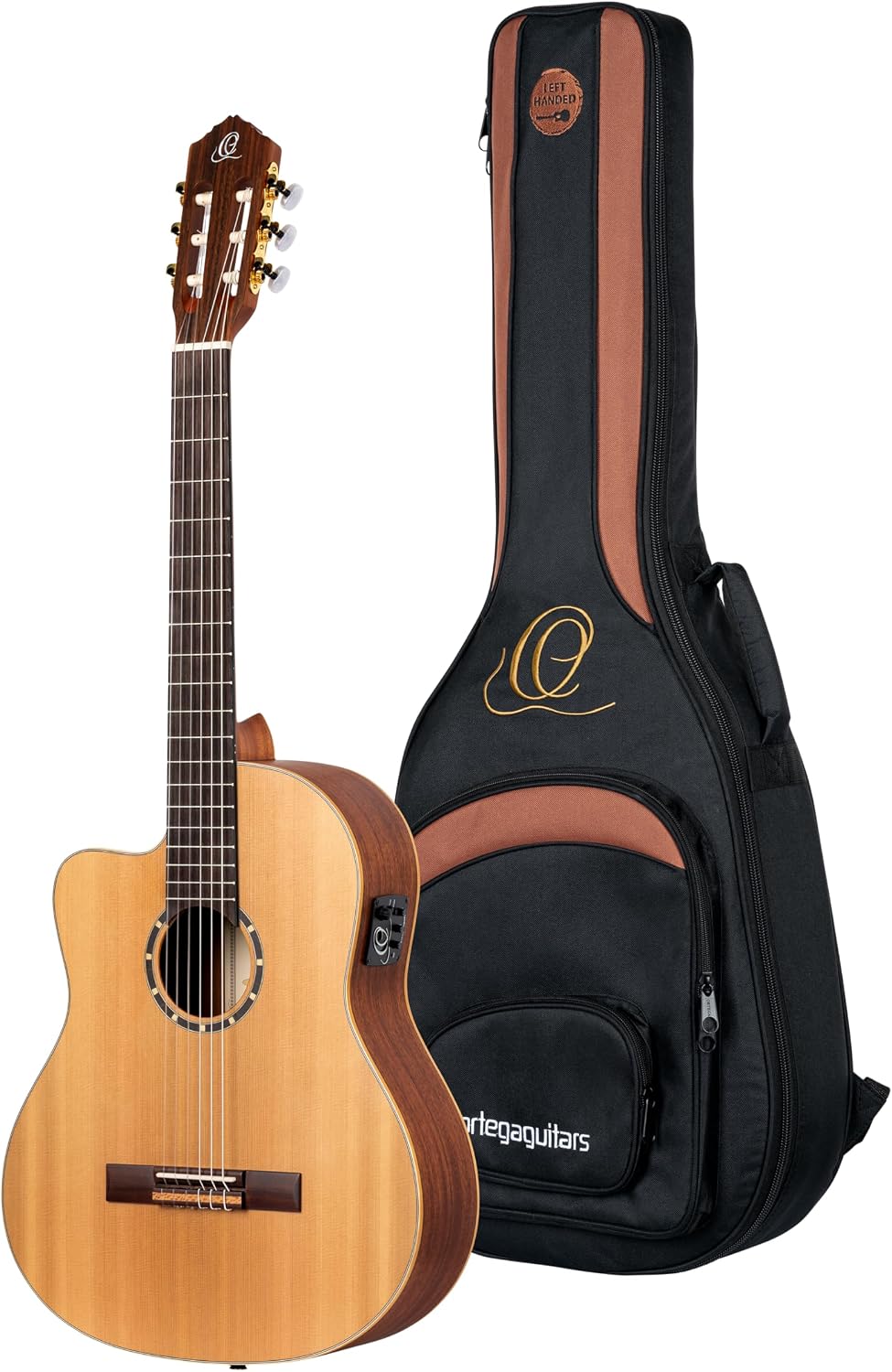 Family Series Pro Solid Top Acoustic-Electric Nylon Classical Guitar w/Bag