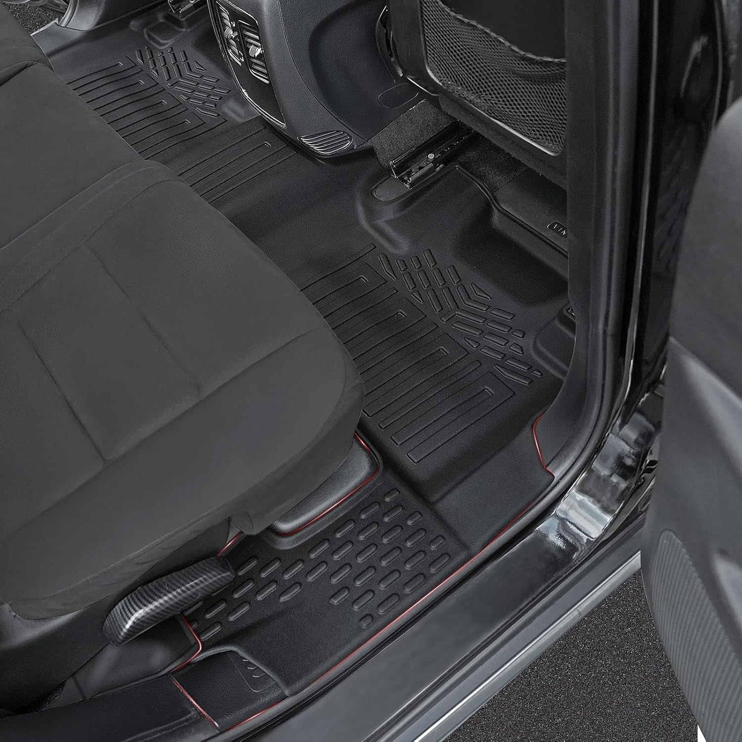 Floor Mats for 2016-2025 2026 Dodge Durango 7-seat, All Weather TPE Cargo Liner Cargo Mat and 3rd Row Backrest Mats for Durango Accessories