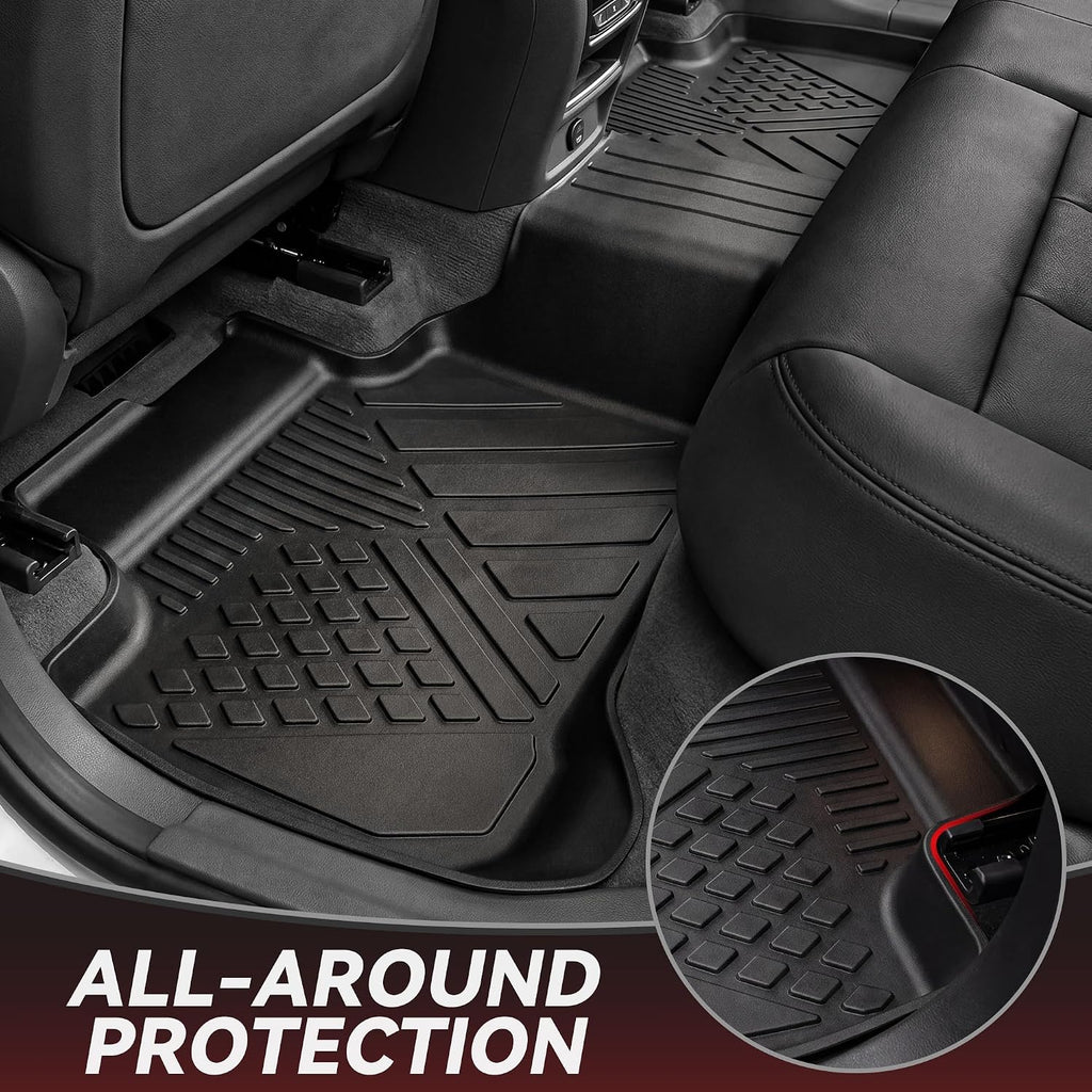 YITAMOTOR Floor Mats & Cargo Liner for 2025 2026 BMW X3 G45 (30 xDrive / M50 xDrive), All Weather TPE Floor Liner Custom Fit for BMW X3 Accessories, 1st, 2nd Row and Cargo Liners, Black