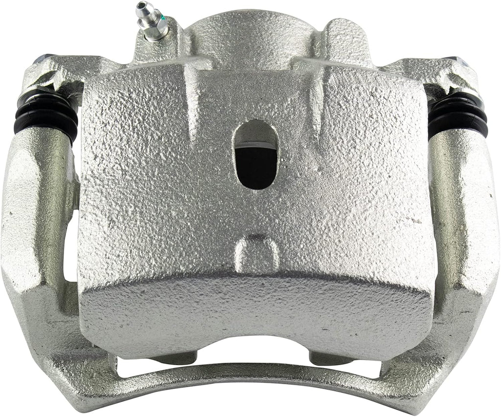 TRQ Performance Front Brake Pad and Rotor Kit Caliper Ceramic Vented Slotted Drilled G-Coated Compatible with 2006-2011 Chevrolet HHR
