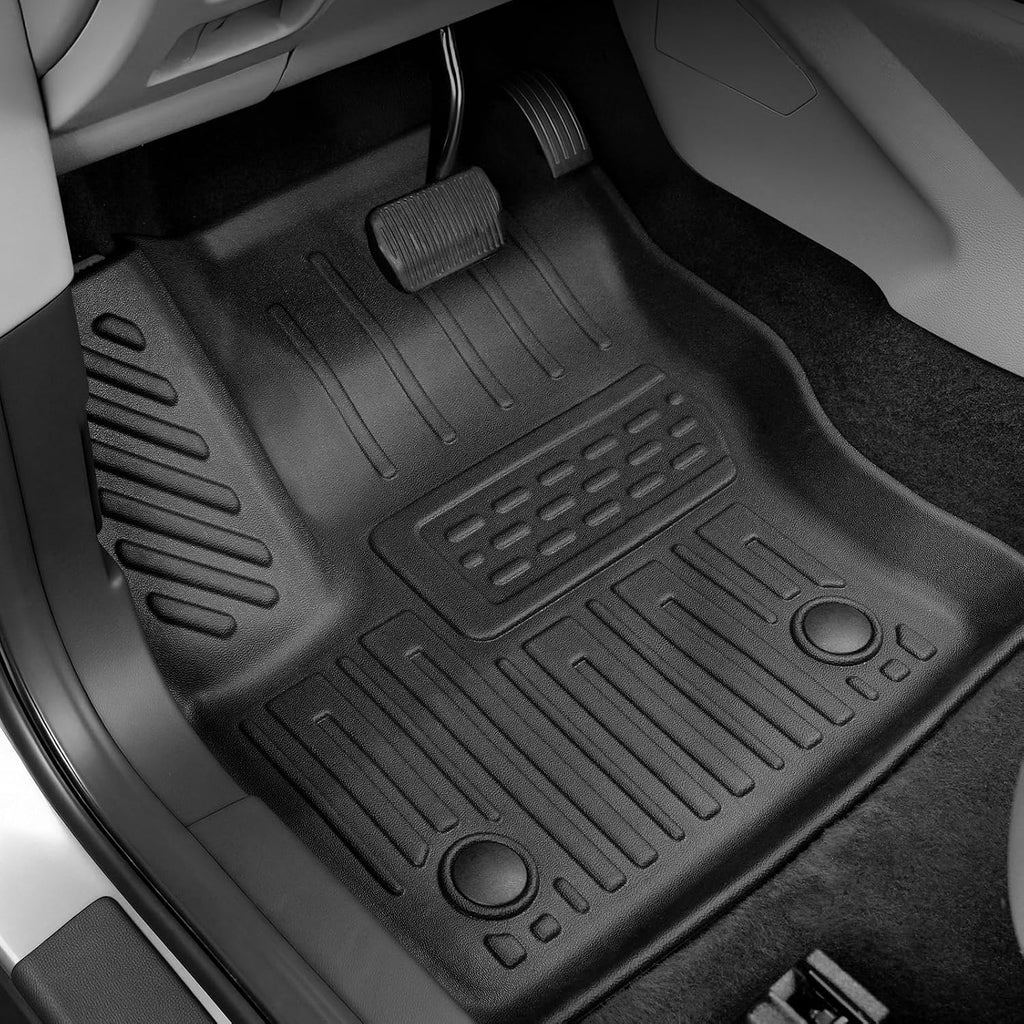 Floor Mats for Ford Escape 2013-2019, All Weather Floor Mats Trunk Cargo Liner with Backrest Protectors and Door Sill Guards Accessories, Full Coverage Set