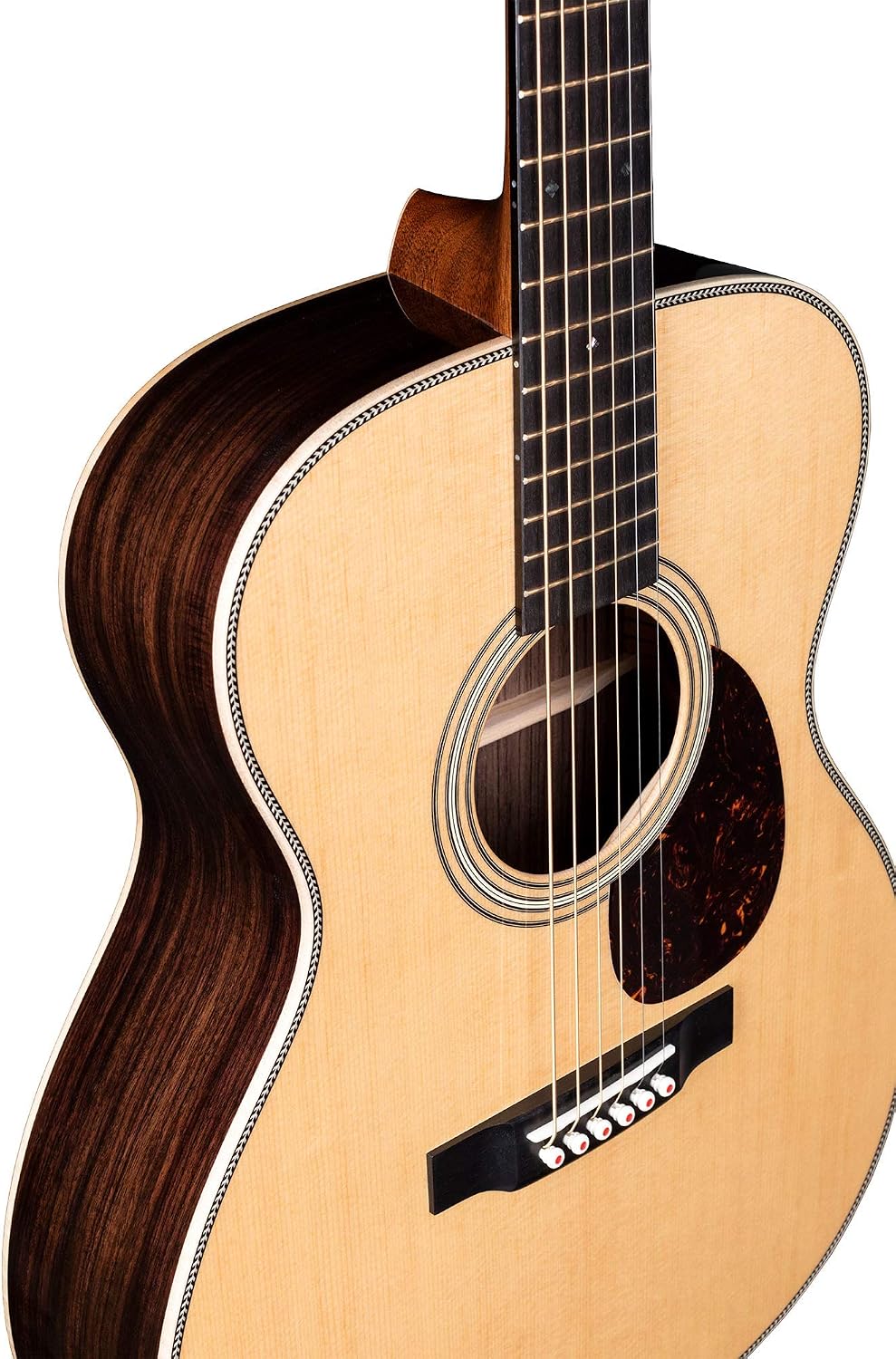 Martin Guitar OM-28 Modern Deluxe Acoustic Guitar with Hardshell Gig Case, Sitka Spruce and East Indian Rosewood Construction, 000-14 Fret and Vintage Deluxe Neck Shape with Standard Taper