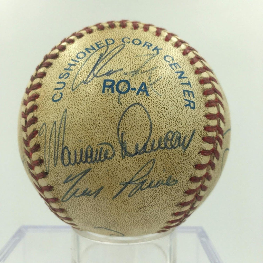 1996 NY Yankees Team Signed Game Used Baseball Derek Jeter Mariano Rivera JSA - MLB Autographed Game Used Baseballs