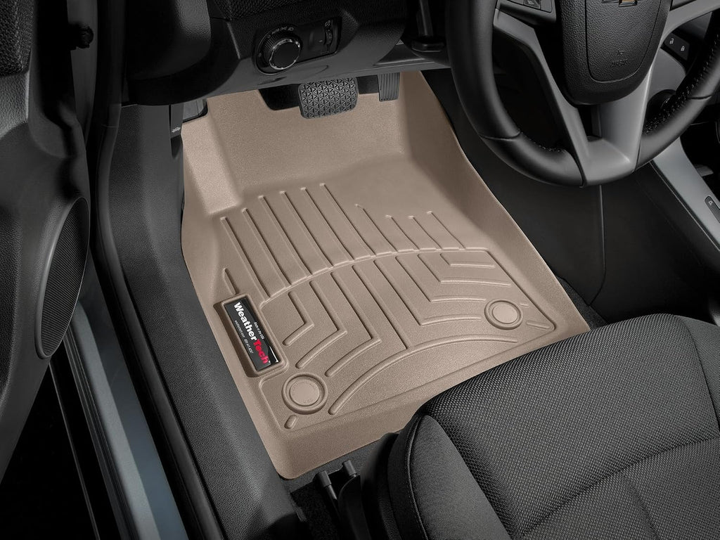 WeatherTech Custom Fit FloorLiners for Chevrolet Cruze - 1st Row (455231), Tan