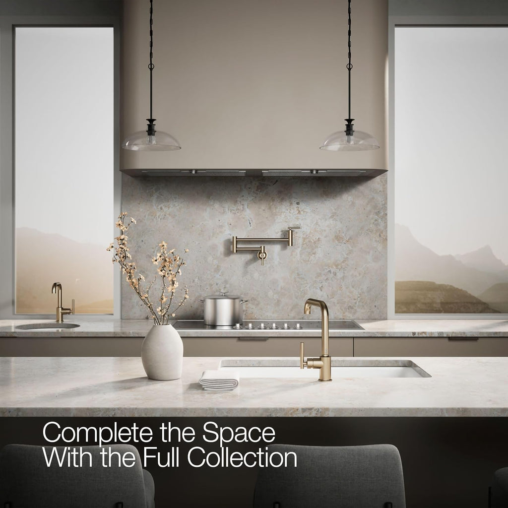 KOHLER Purist Single-Handle Kitchen Sink Faucet