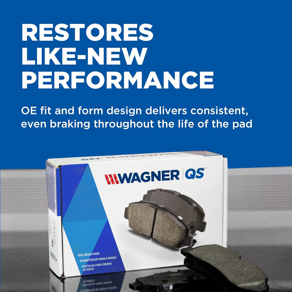 Wagner QS ZD914VK Brake Pad & Rotor Kit with Hardware, Front, Fits 2007 Honda Accord and other vehicles