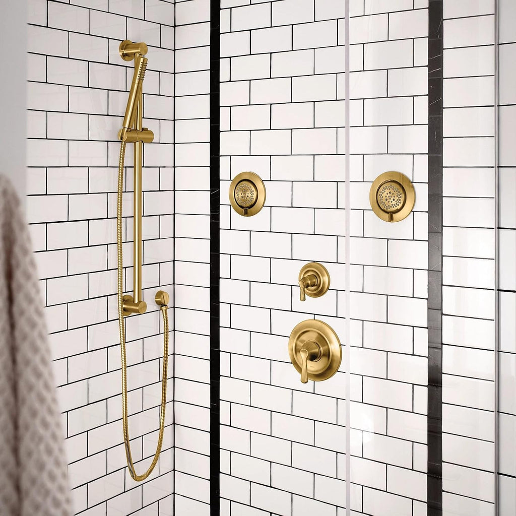 Moen Colinet Brushed Gold 1-Handle Posi-Temp Pressure Balancing Valve Trim Kit, Valve Required, TS44201BG