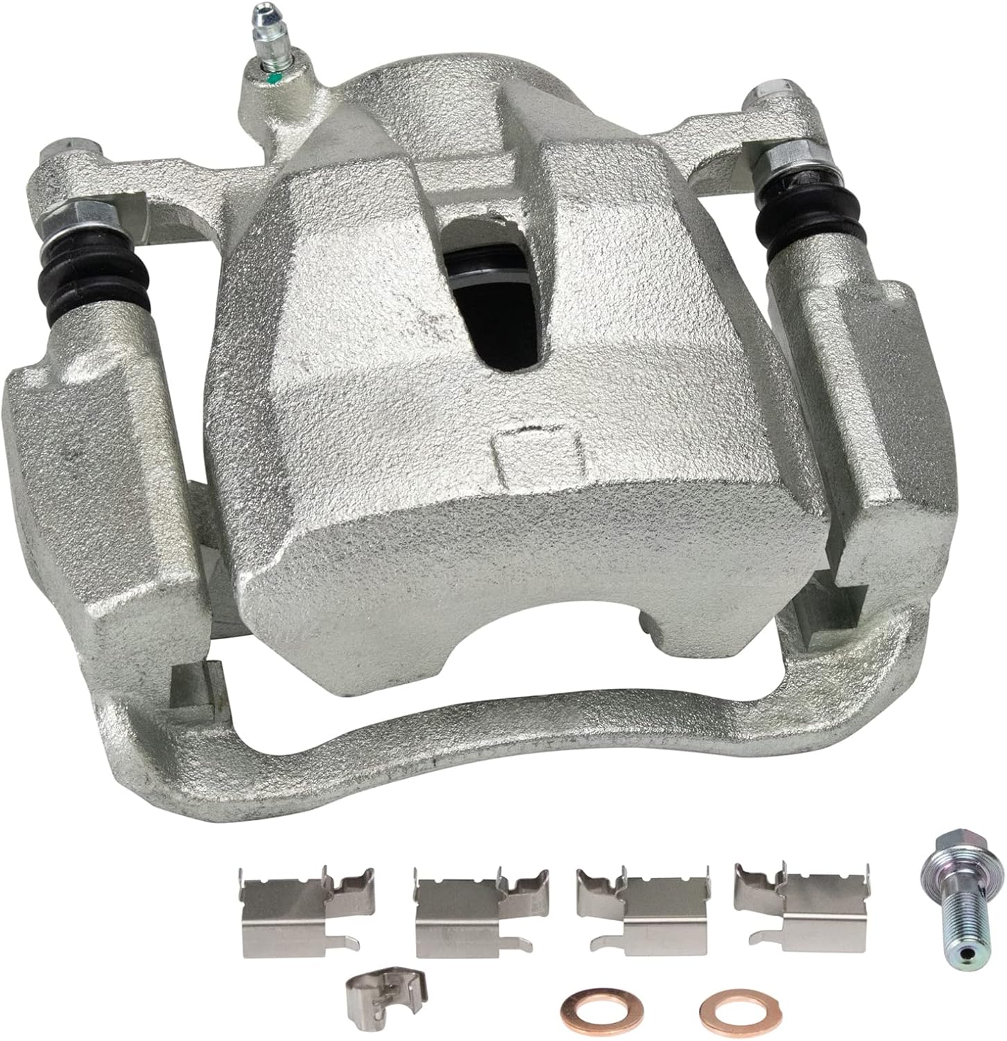 TRQ Front Brake Pad & Rotor Semi Metallic Vented Rotors Calipers Compatible with 2006-2018 Toyota RAV4 2009-2013 Matrix 2016-2018 Corolla iM 2016-2019 Mirai 2011-2016 Scion tC 2009-2010 Pontiac Vibe